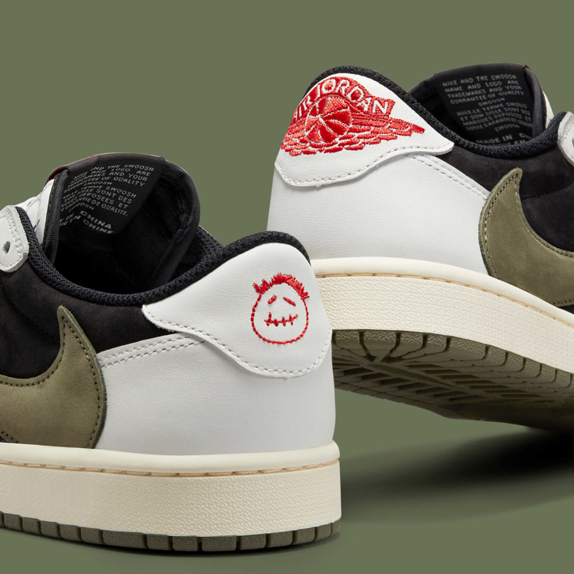 AIR JORDAN 1 TRAVIS SCOTT LOW (OLIVE)