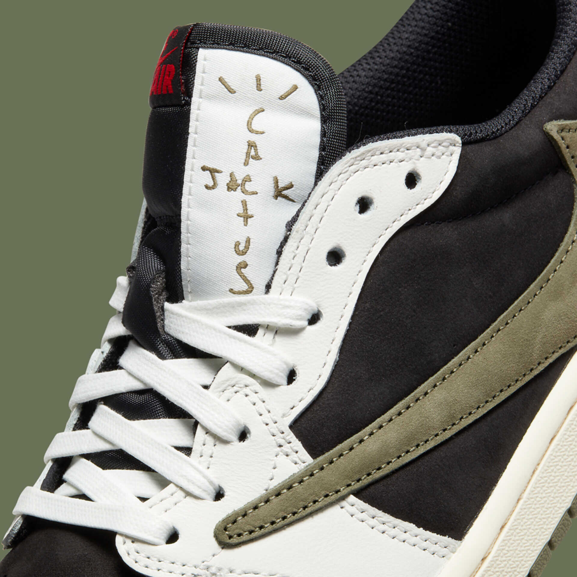 AIR JORDAN 1 TRAVIS SCOTT LOW (OLIVE)