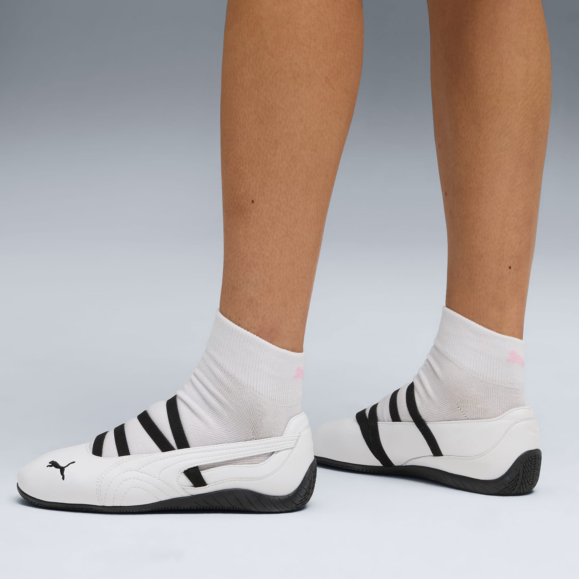 SPEEDCAT SUEDE BALLET (WHITE)