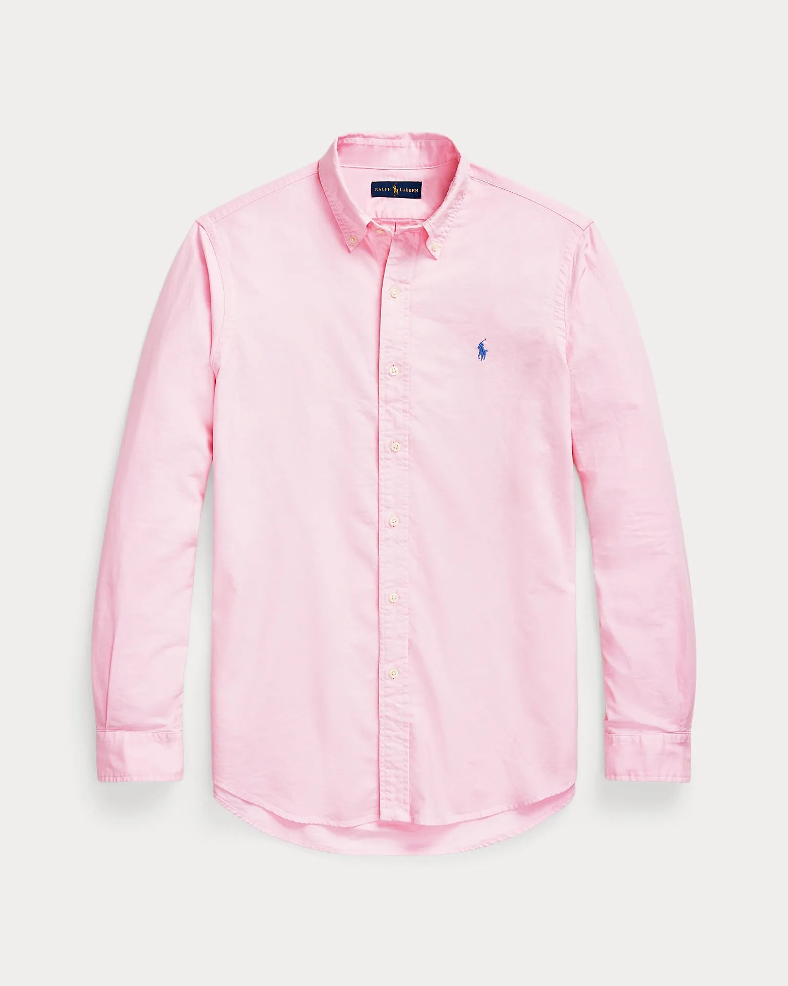 Classic Fit Garment-Dyed Oxford Shirt (Caramel Pink)
