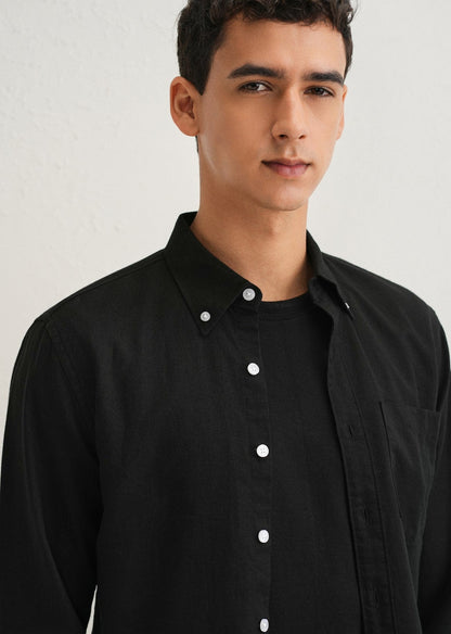 Linen Blend (Obsidian Black)