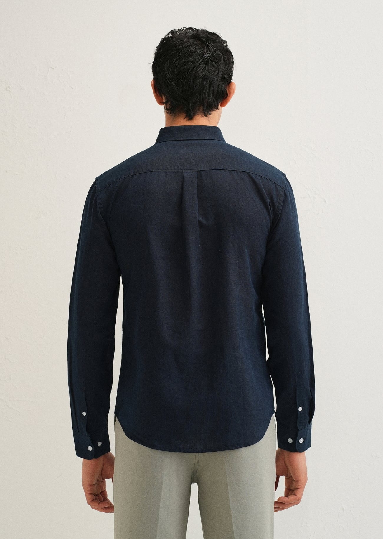 Linen Blend (Midnight Navy)