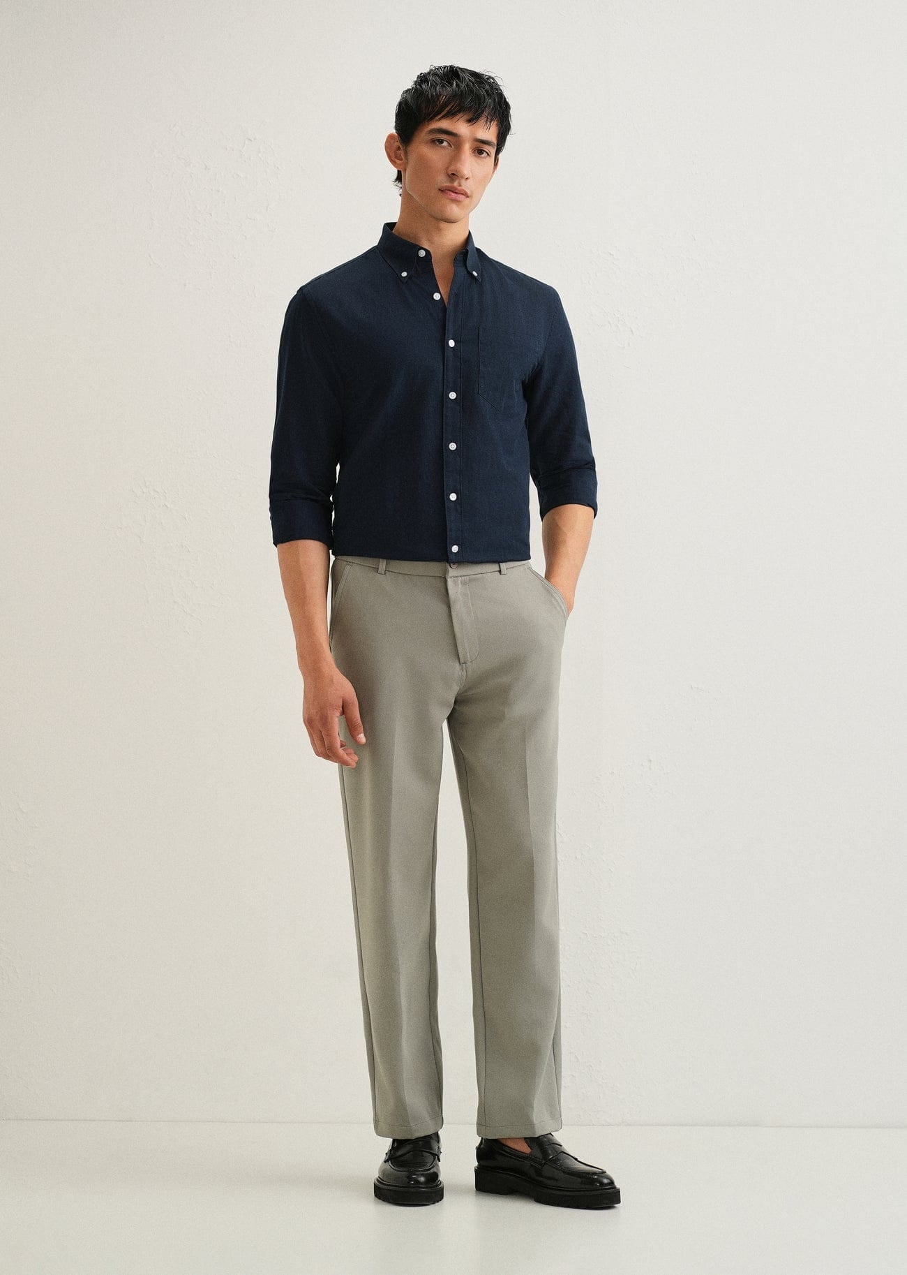 Linen Blend (Midnight Navy)