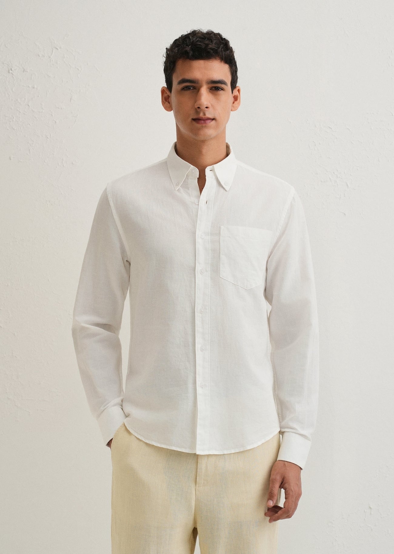 Linen Blend (White)
