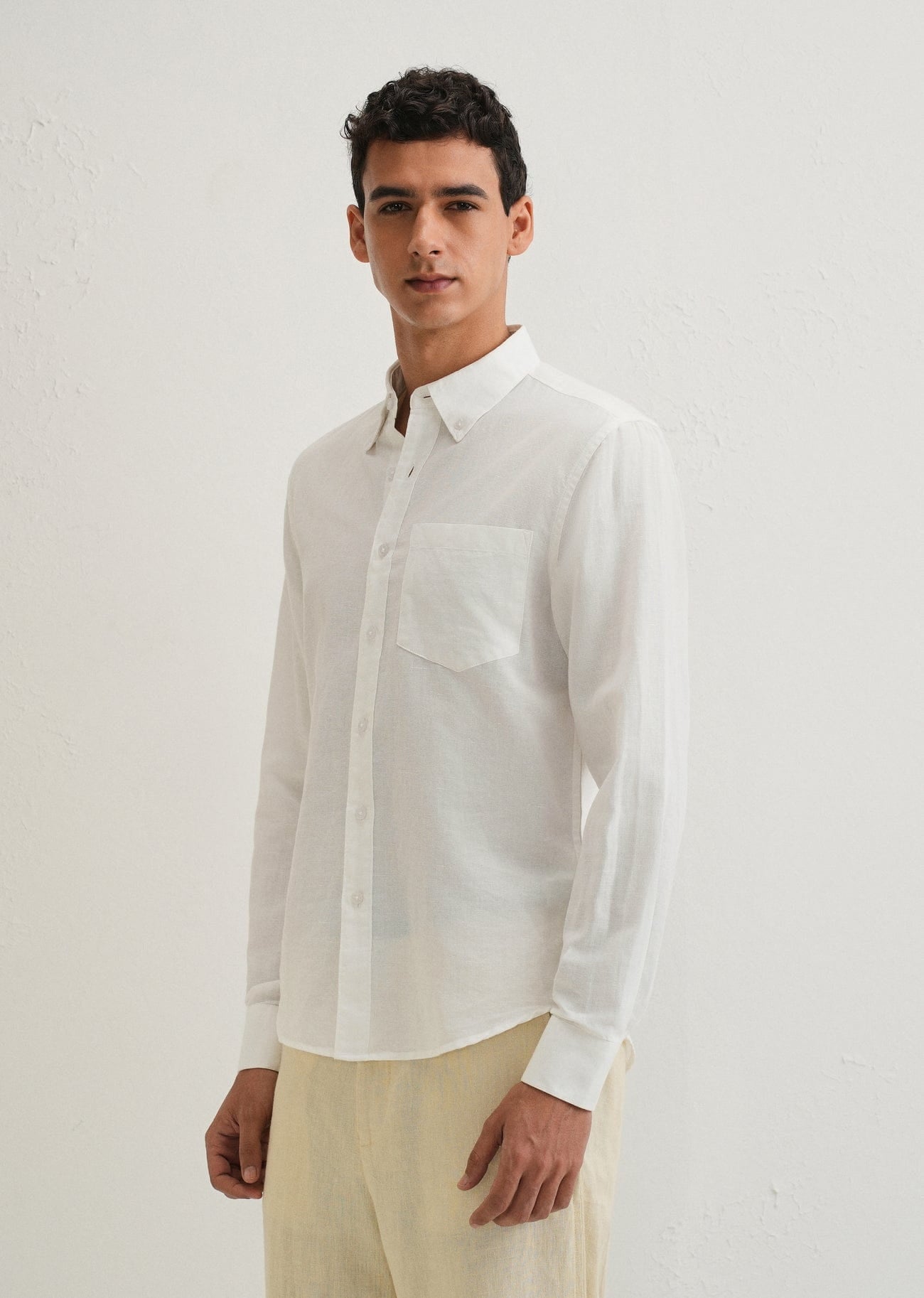 Linen Blend (White)