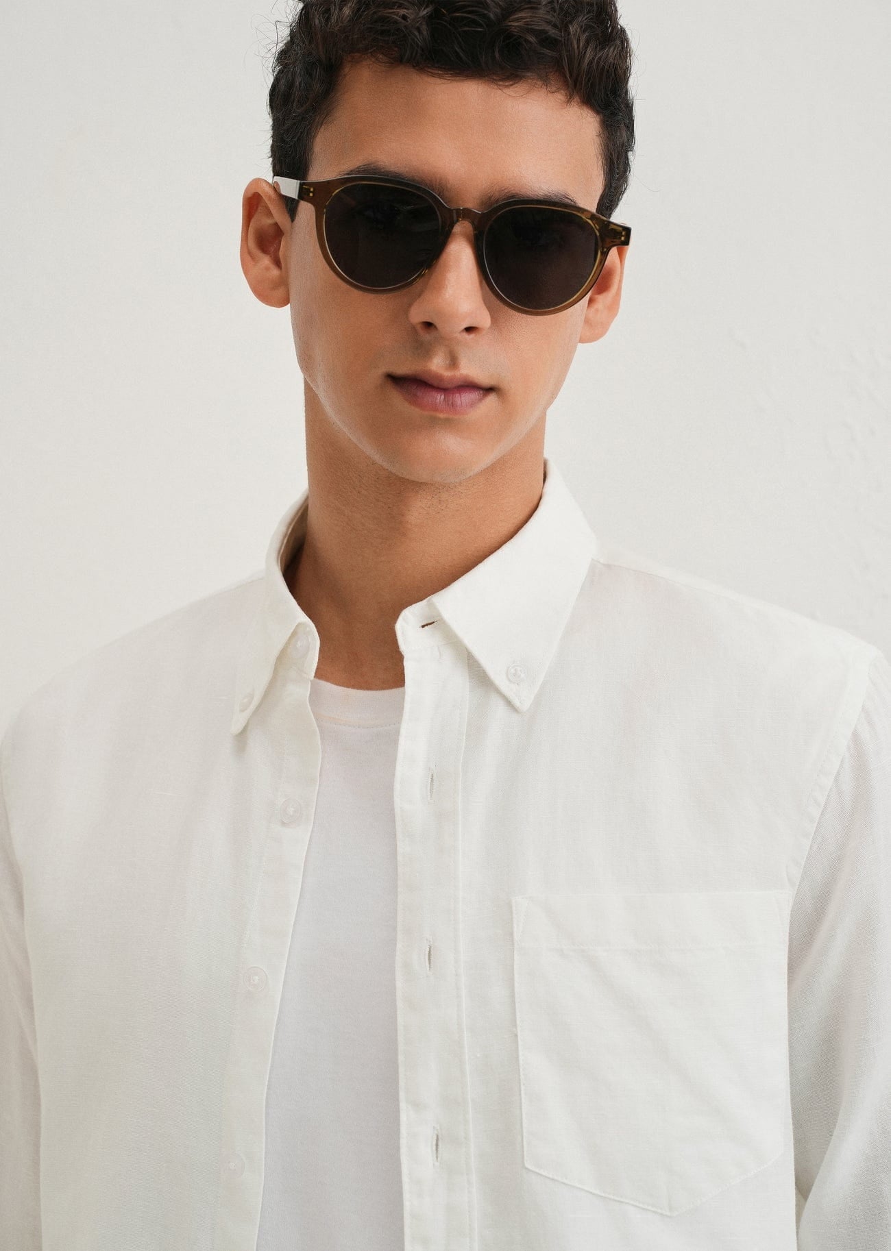 Linen Blend (White)