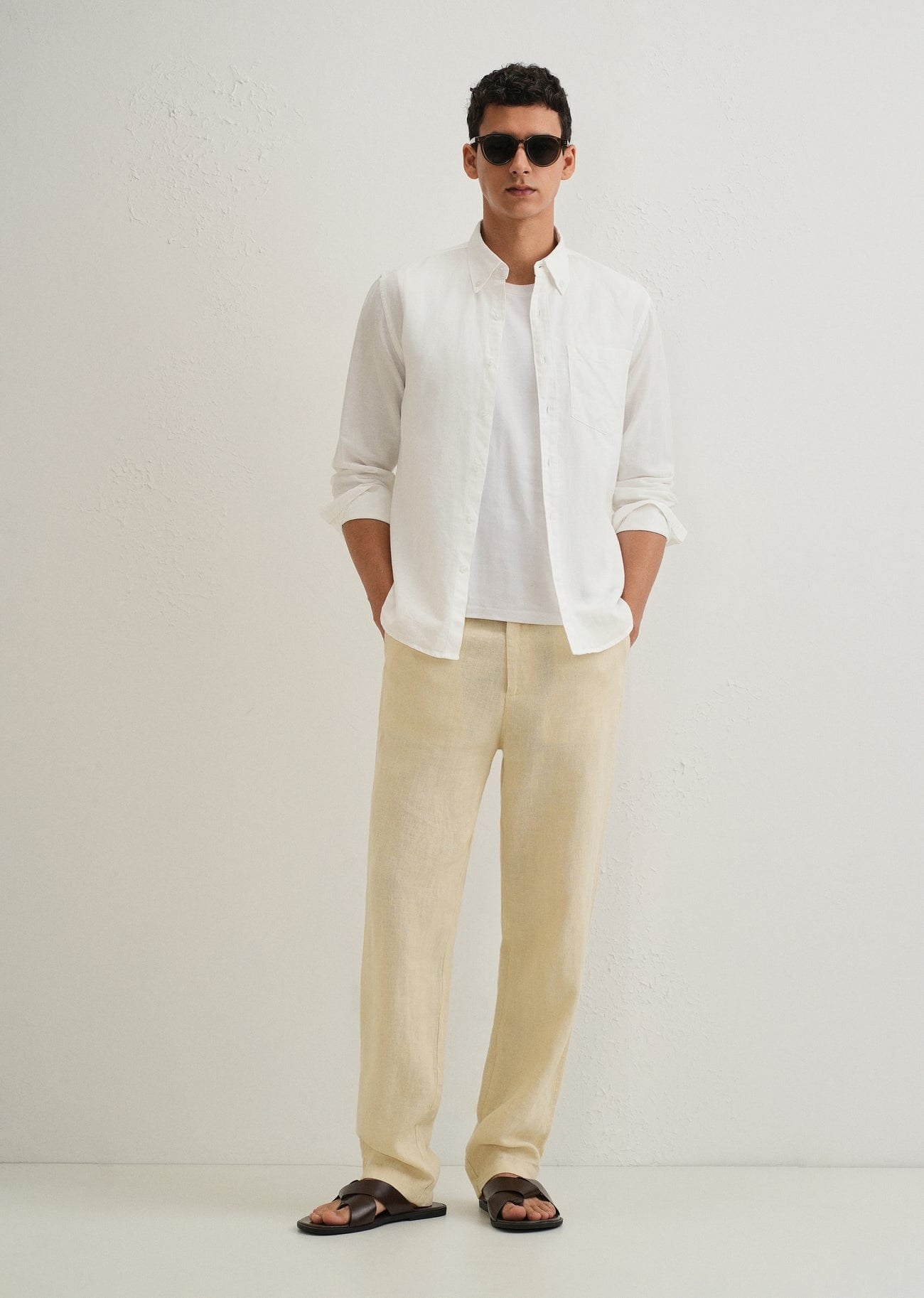Linen Blend (White)