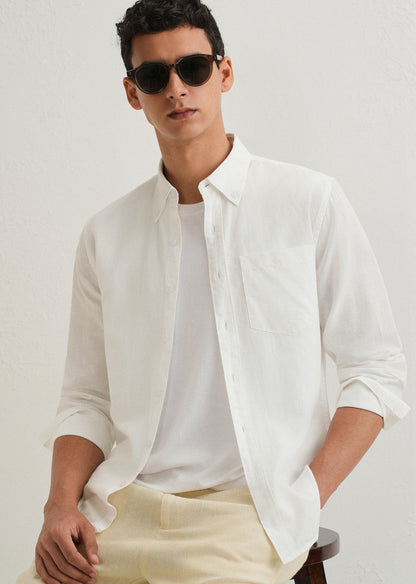 Linen Blend (White)