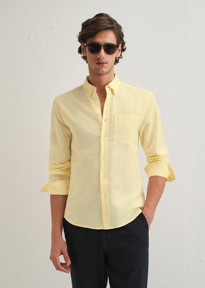 Linen Blend (Pastel Yellow)