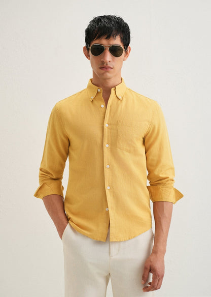 Linen Blend (Mustard Yellow)