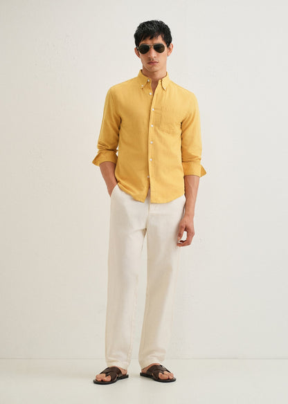 Linen Blend (Mustard Yellow)