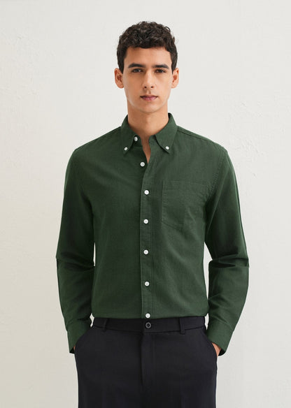 Linen Blend (Bottle Green)