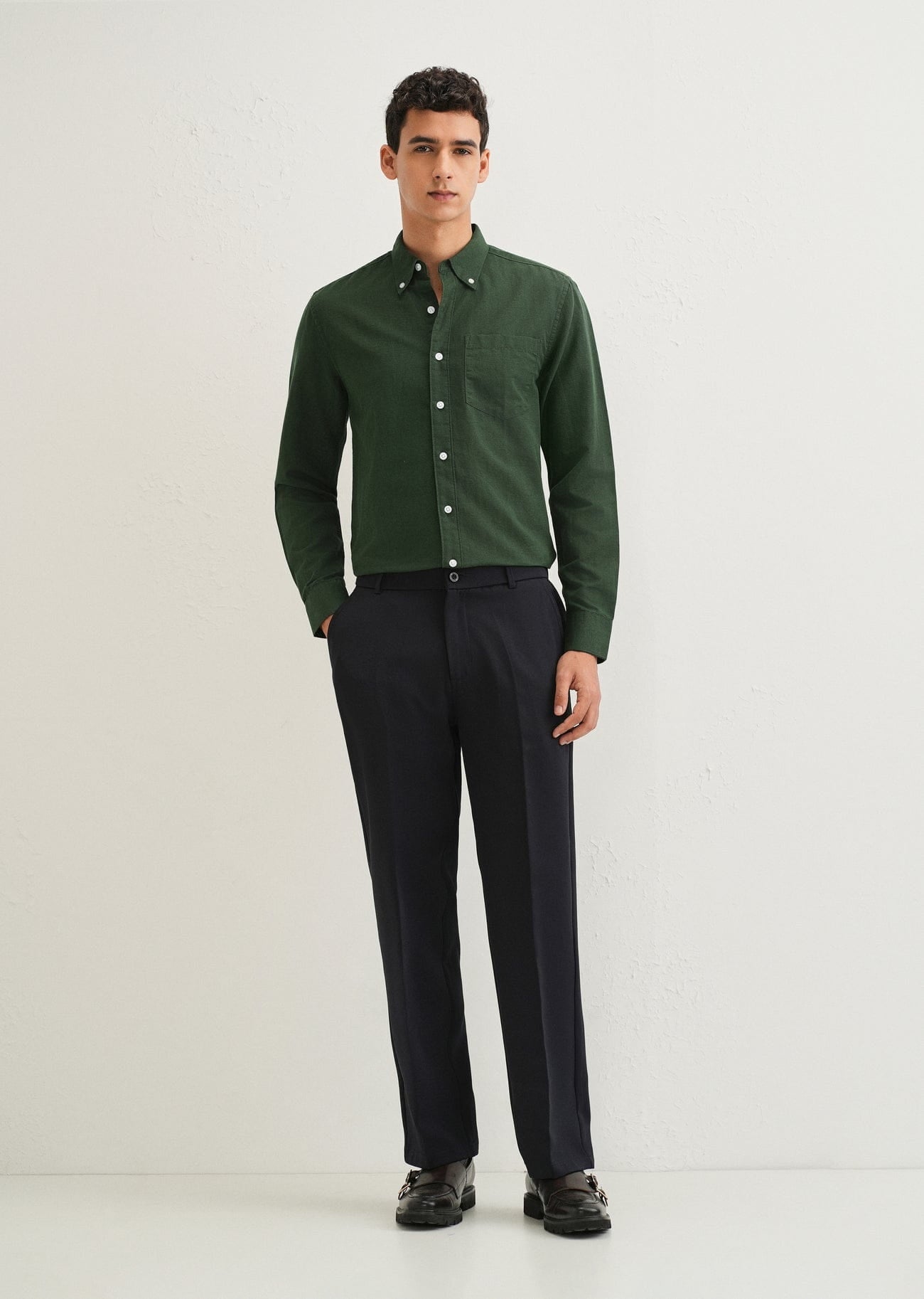 Linen Blend (Bottle Green)