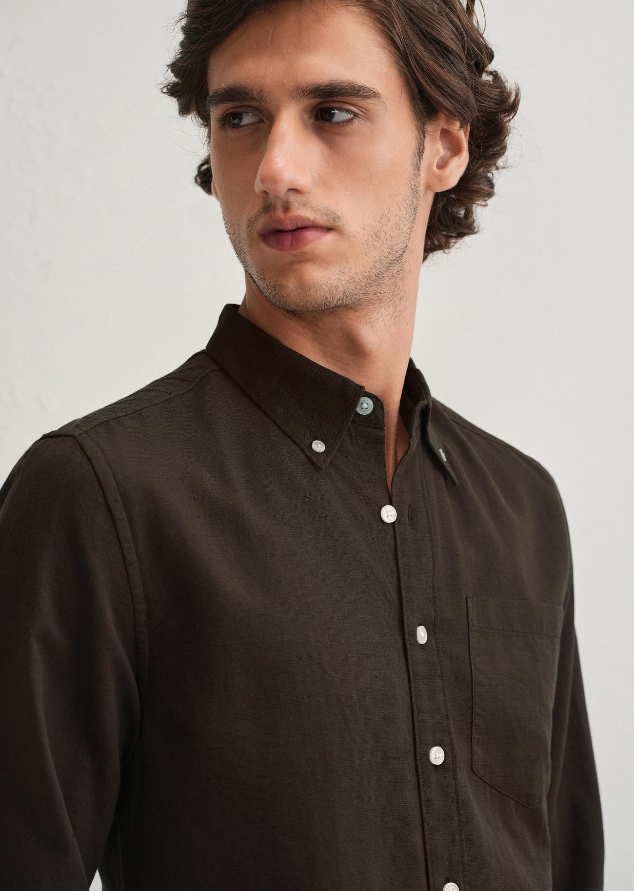 Linen Blend (Coffee Brown)