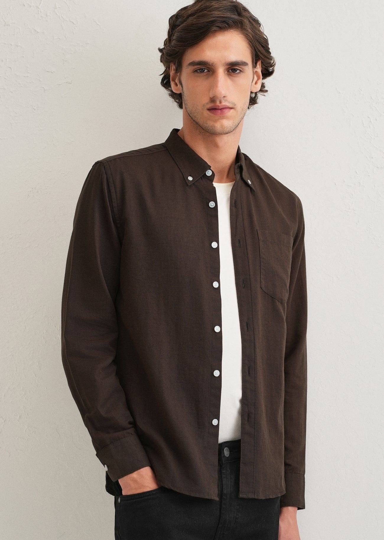 Linen Blend (Coffee Brown)