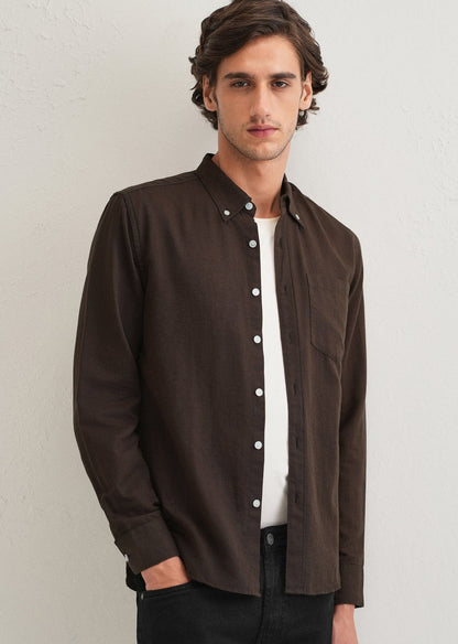 Linen Blend (Coffee Brown)