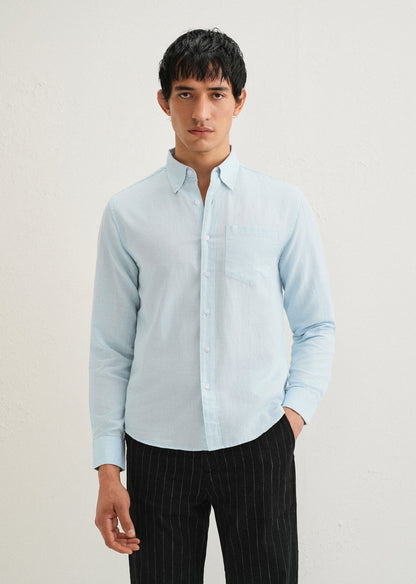 Linen Blend (Sky Blue)
