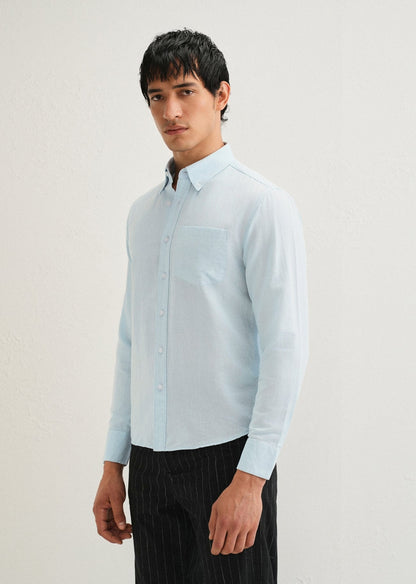 Linen Blend (Sky Blue)