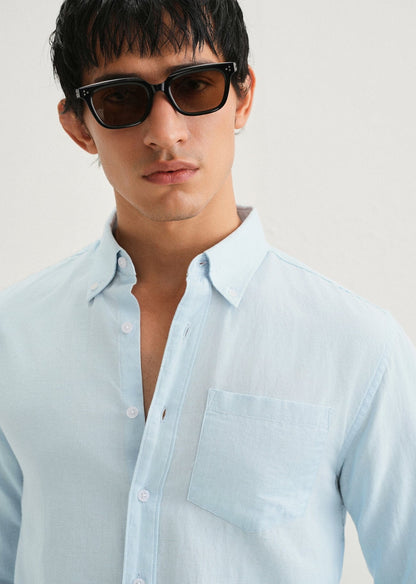 Linen Blend (Sky Blue)