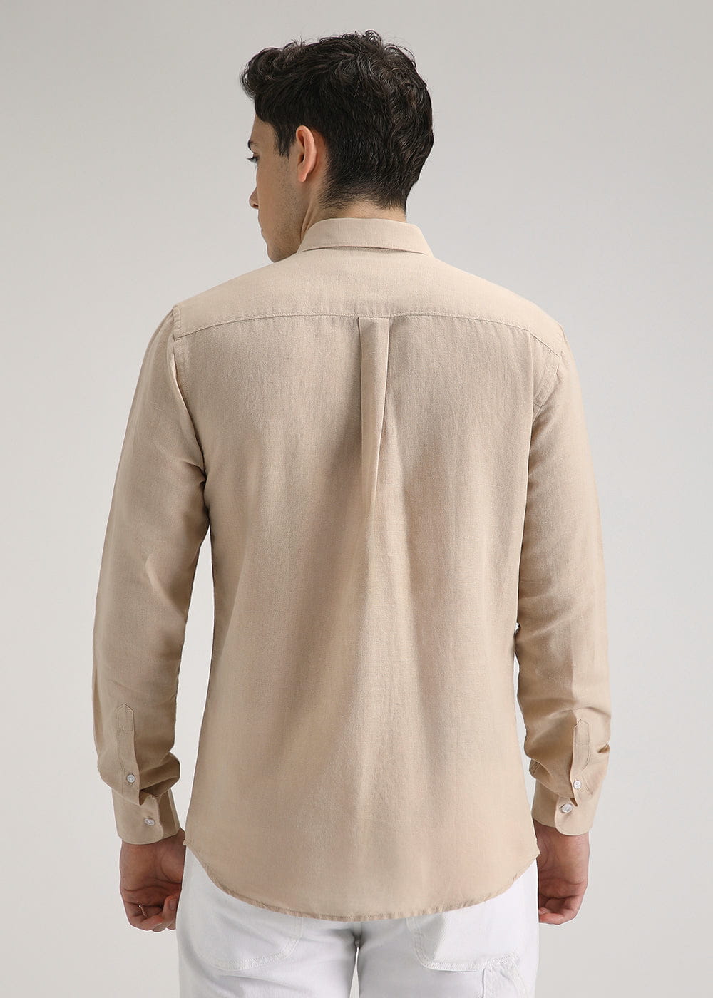 Linen Blend (Dark Beige)