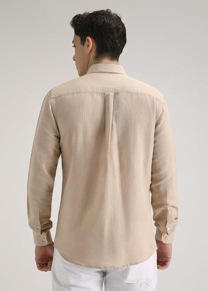 Linen Blend (Dark Beige)