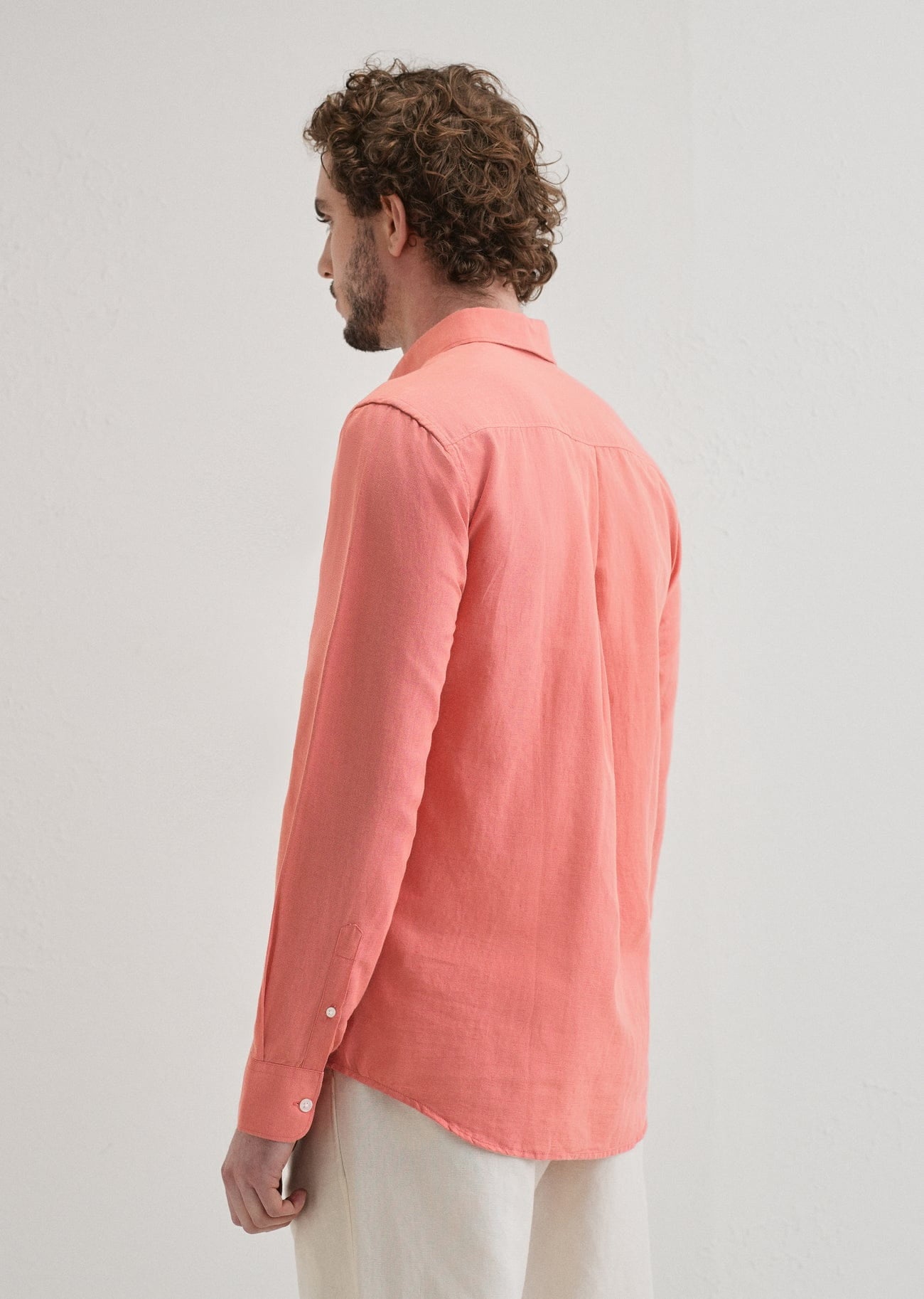 Linen Blend (Peach Pink)