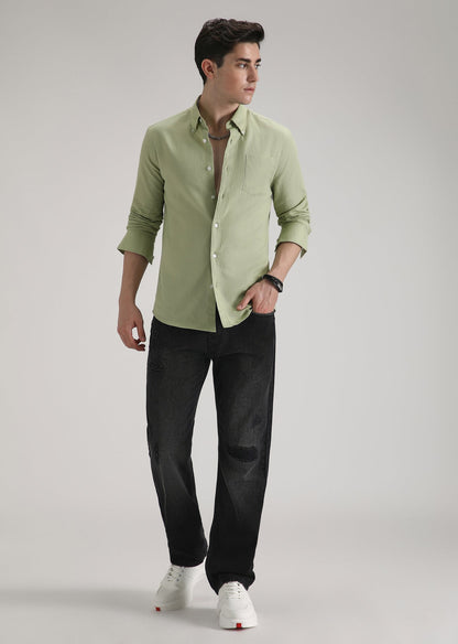 Linen Blend (Pastel Green)