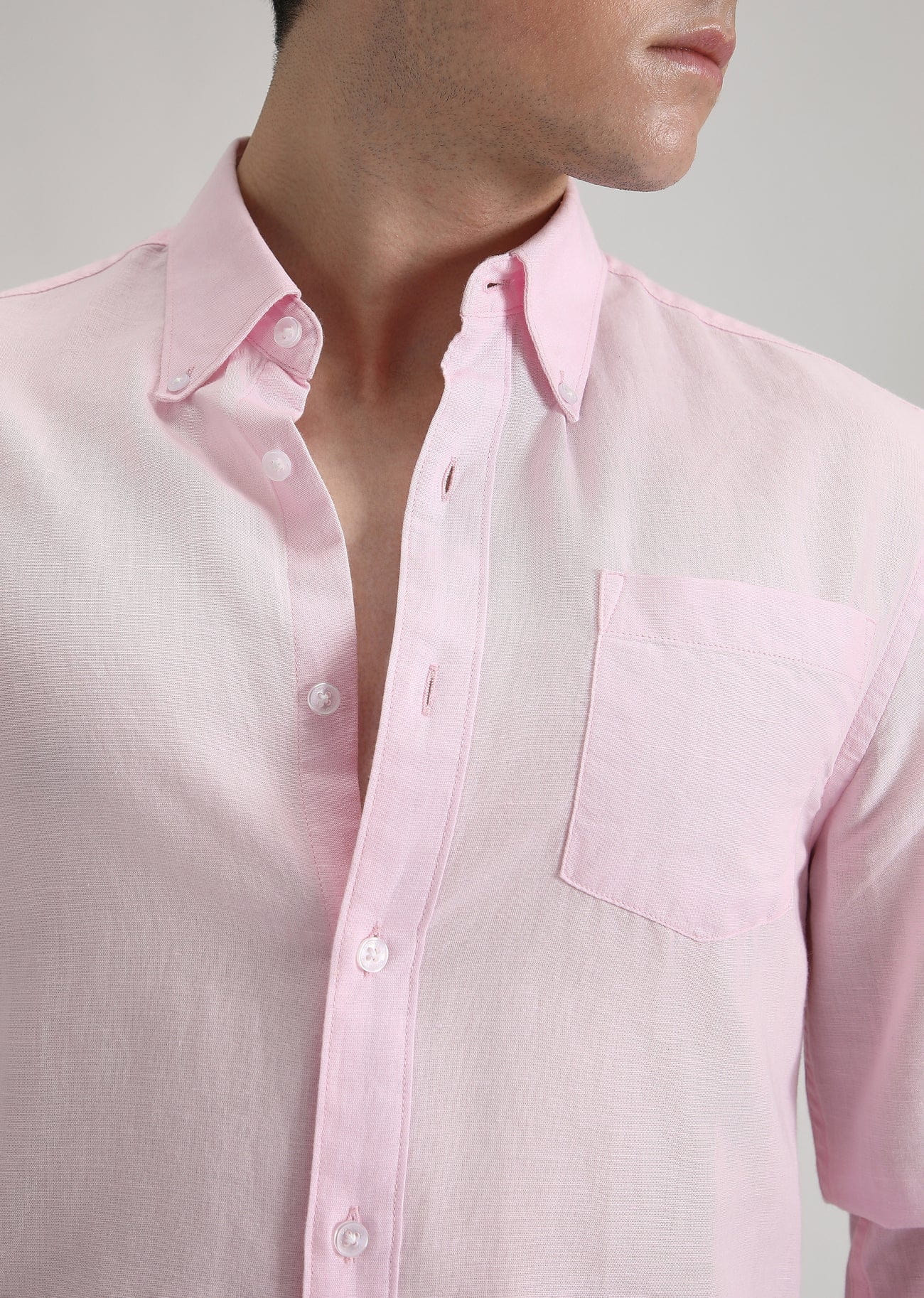 Linen Blend (Pale Pink)