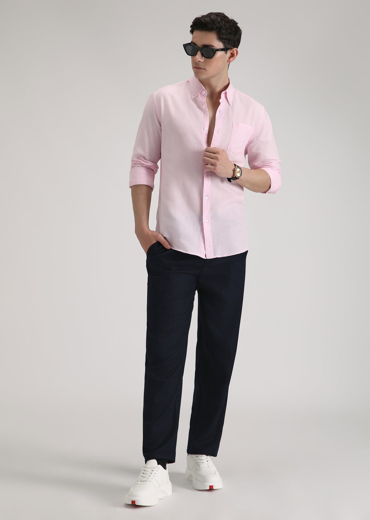 Linen Blend (Pale Pink)