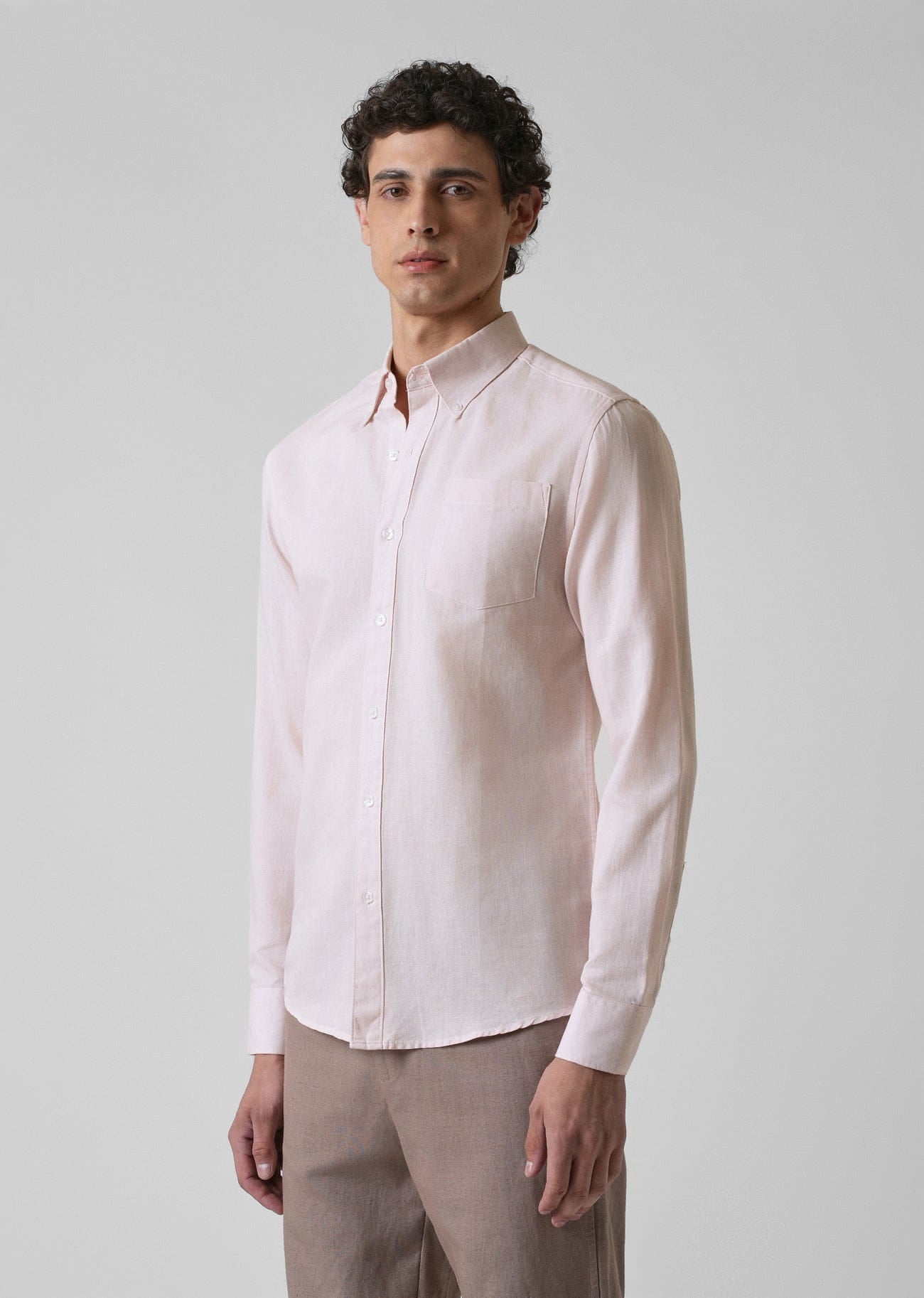 Linen Blend (Soft Pink)