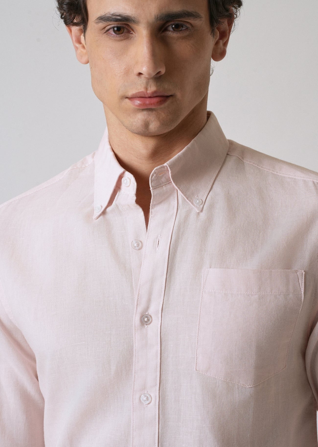 Linen Blend (Soft Pink)
