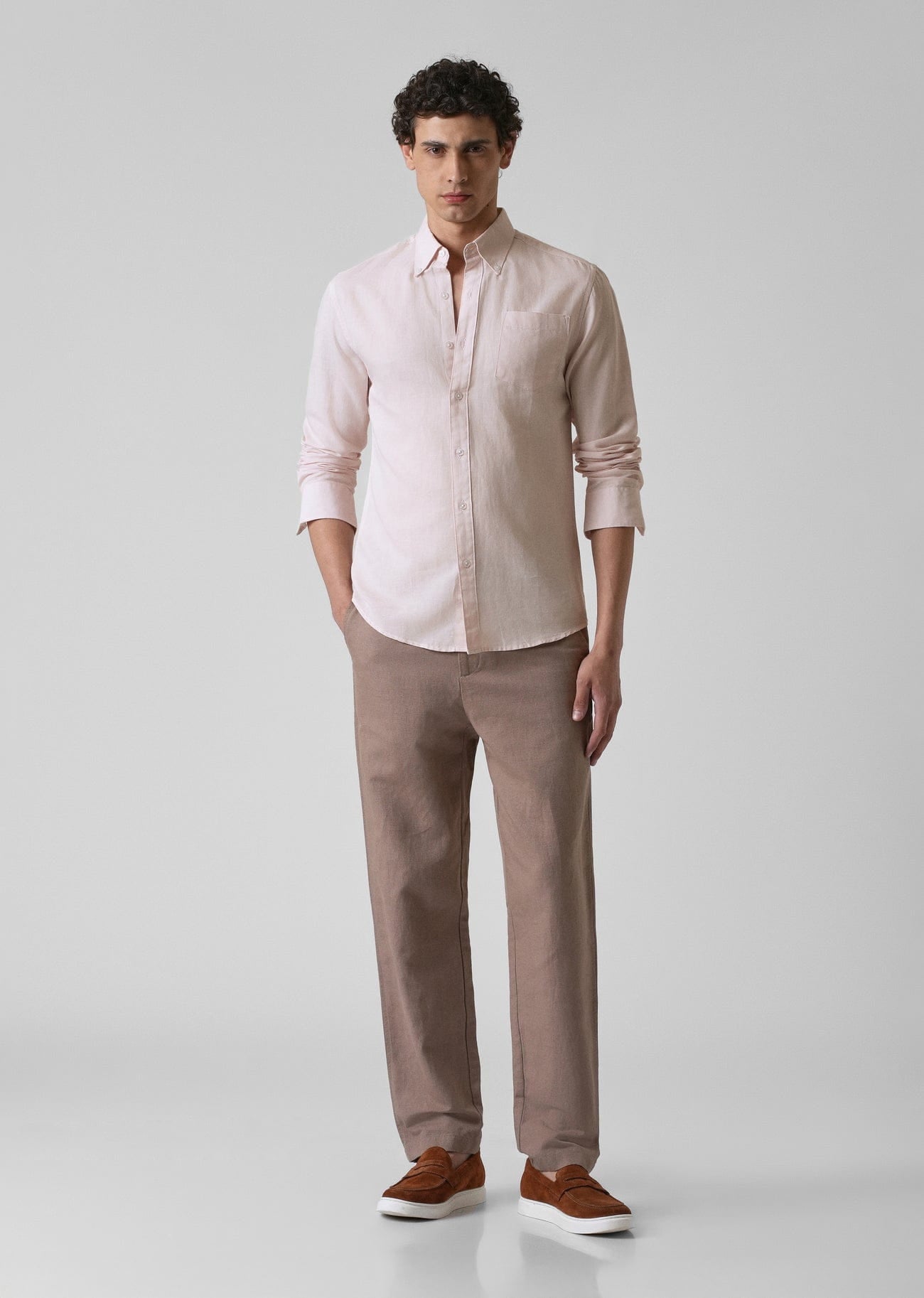 Linen Blend (Soft Pink)