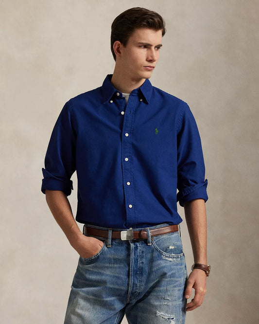 Classic Fit Garment-Dyed Oxford Shirt (Fresh Water)