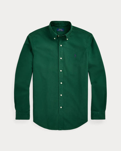 Classic Fit Garment-Dyed Oxford Shirt (New Forest)