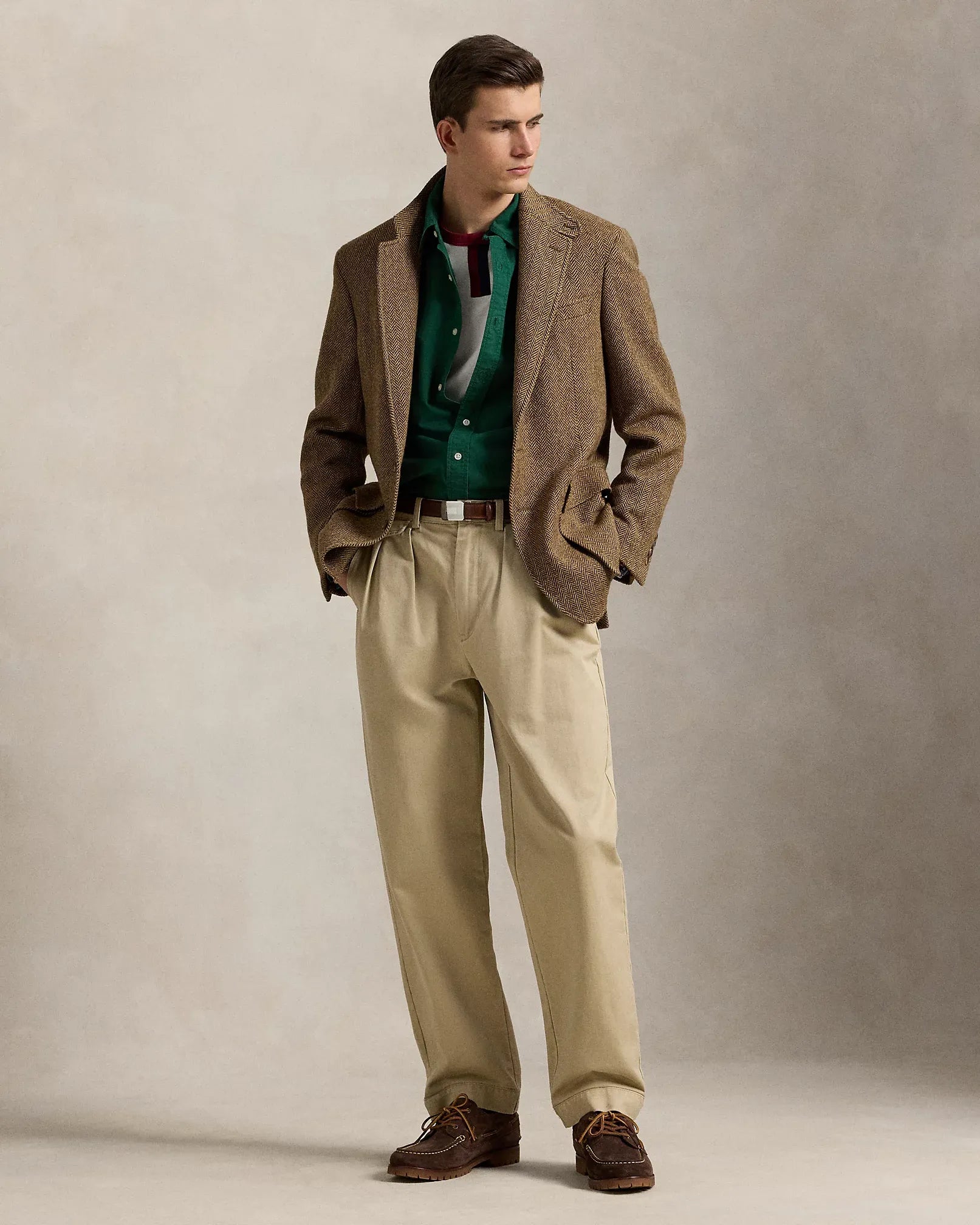 Classic Fit Garment-Dyed Oxford Shirt (New Forest)