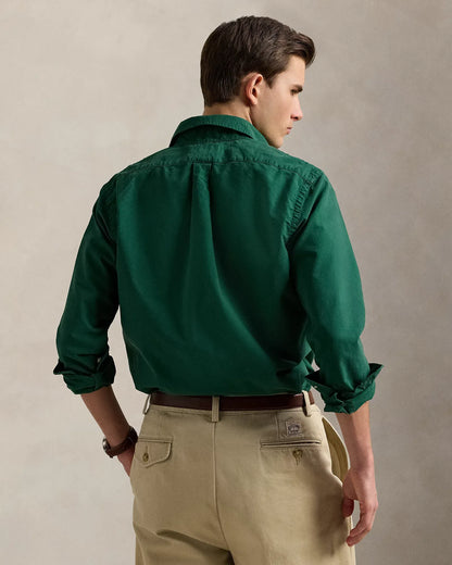Classic Fit Garment-Dyed Oxford Shirt (New Forest)