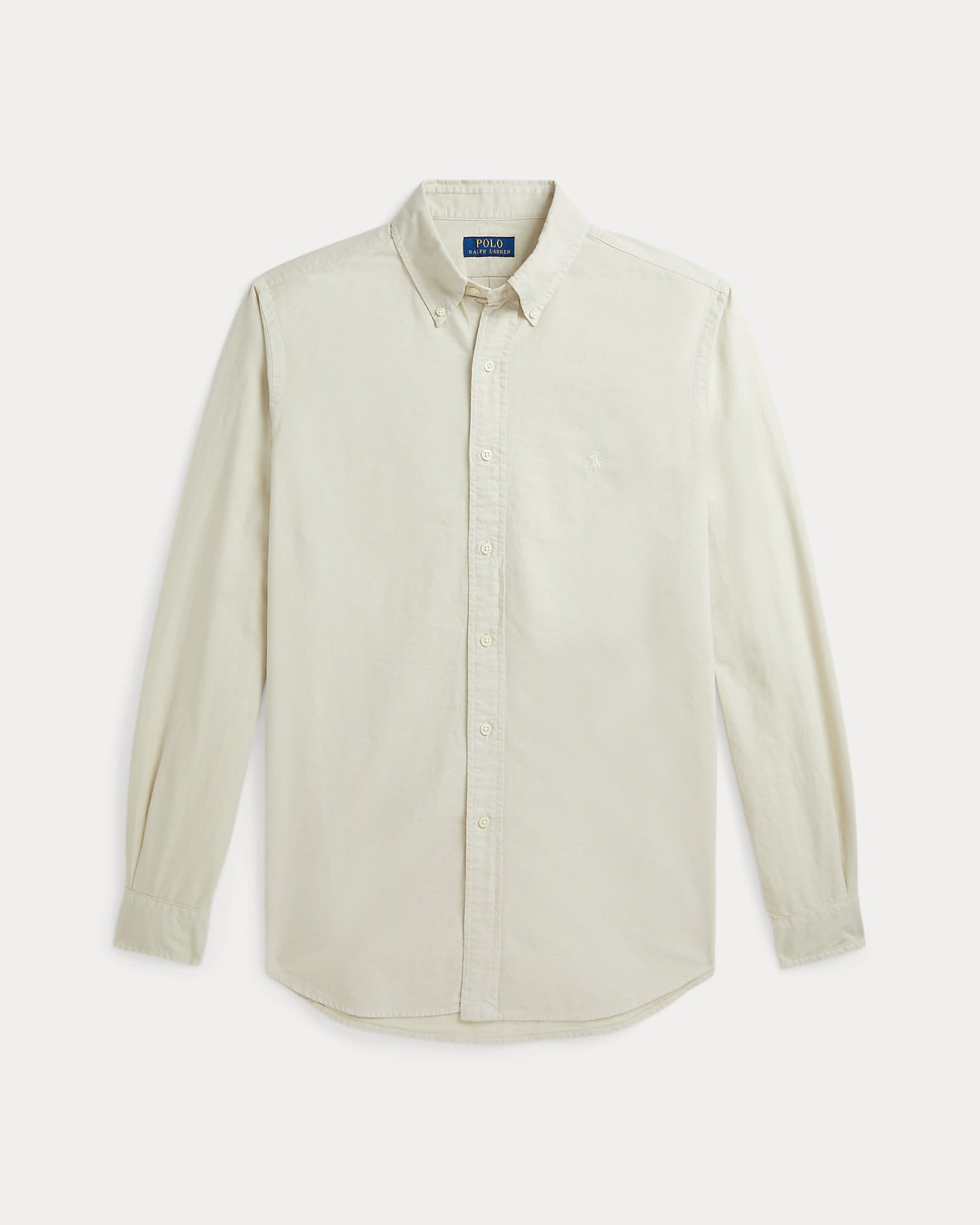 Classic Fit Garment-Dyed Oxford Shirt (Stoneware Grey)