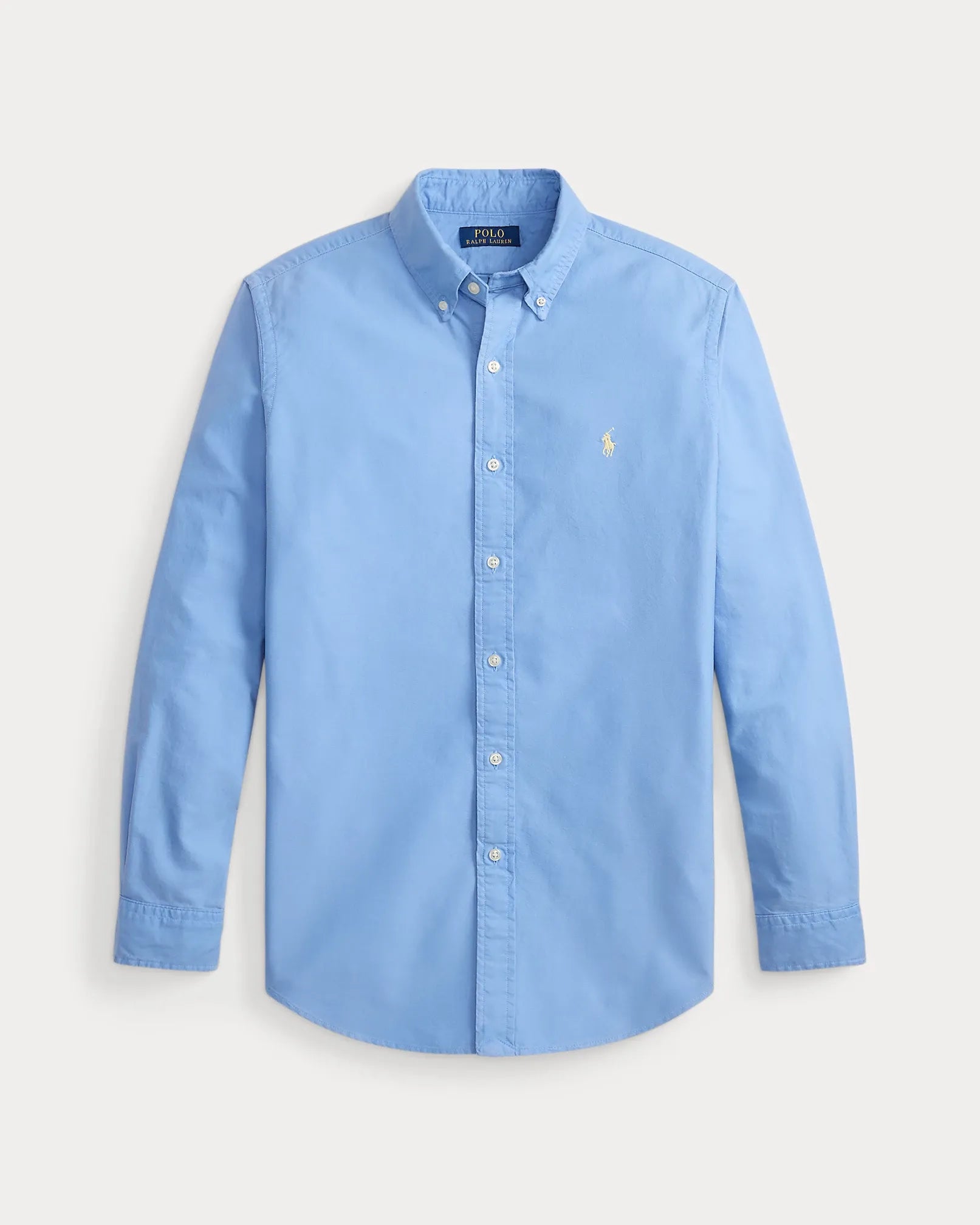 Classic Fit Garment-Dyed Oxford Shirt (Bristol Blue)