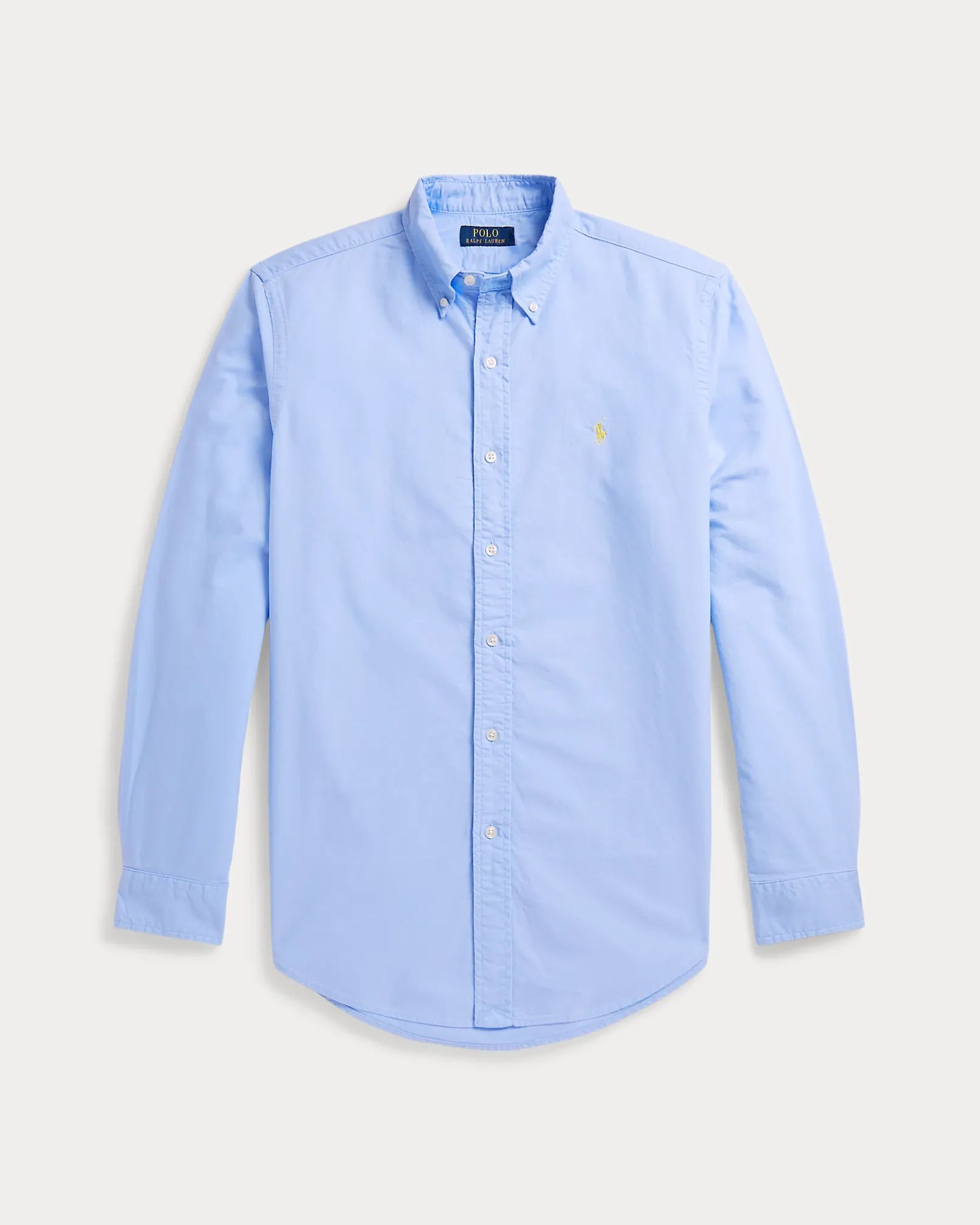 Classic Fit Garment-Dyed Oxford Shirt (Austin Blue)