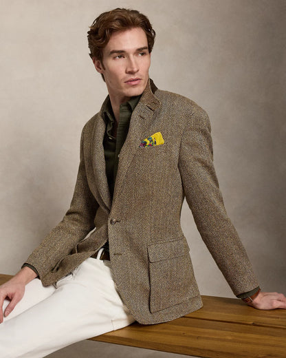 Classic Fit Garment-Dyed Oxford Shirt (Armadillo)