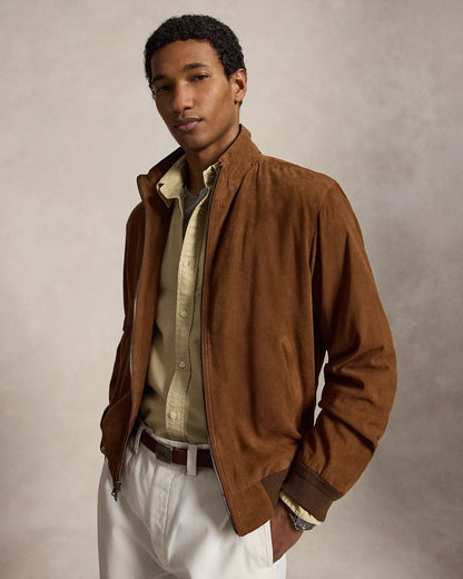Classic Fit Garment-Dyed Oxford Shirt (Dune Tan)