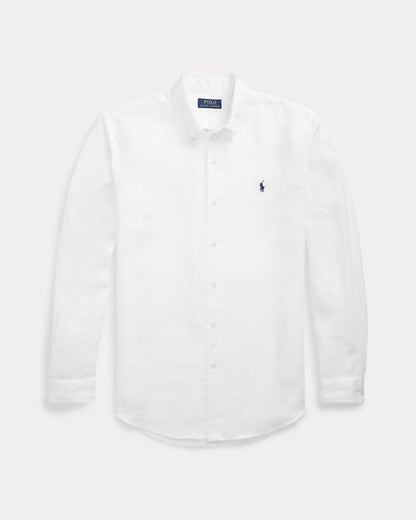 Classic Fit Linen Shirt (Ceramic White)