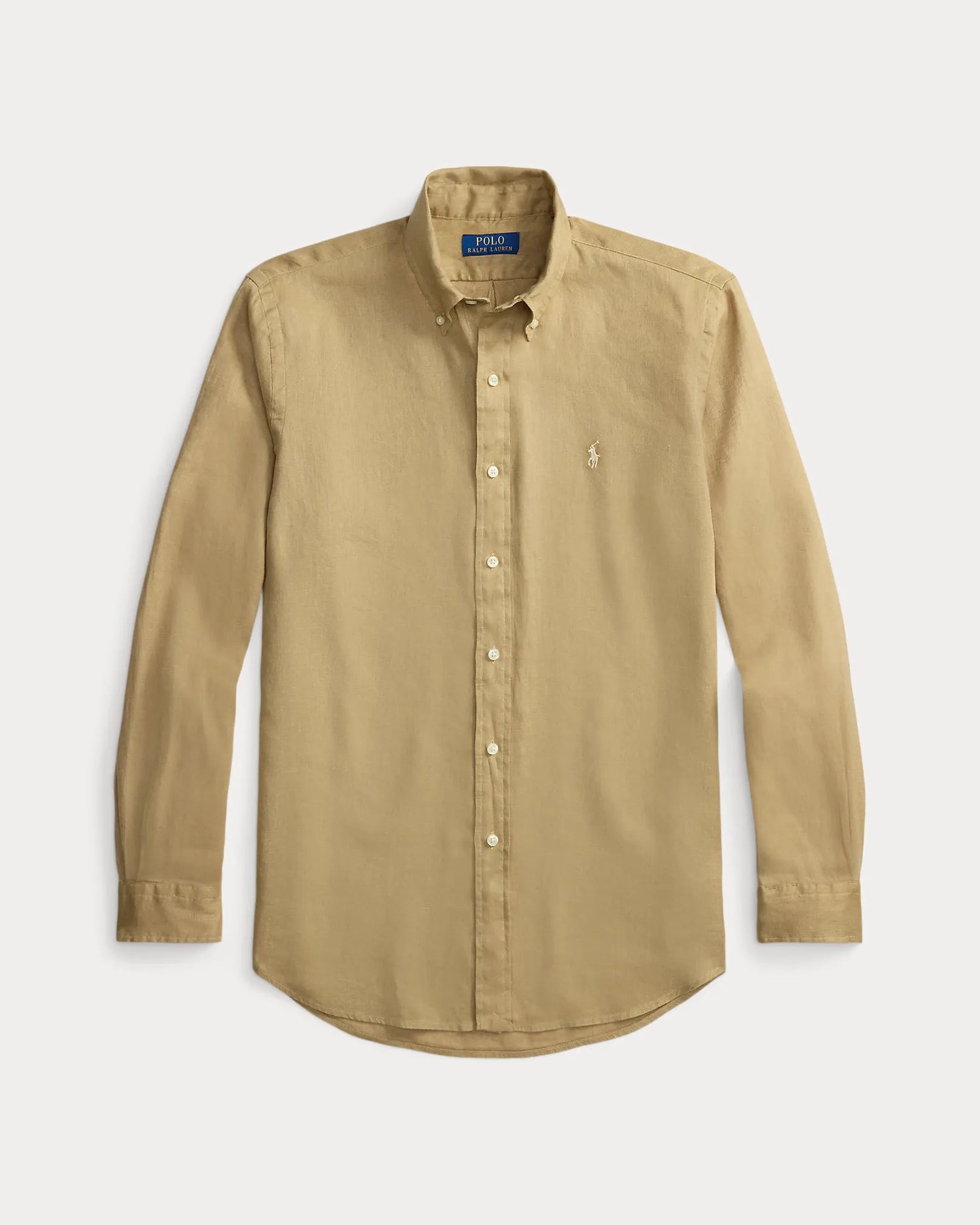 Classic Fit Linen Shirt (Café Tan)