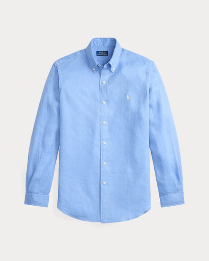 Classic Fit Linen Shirt (Bristol Blue)
