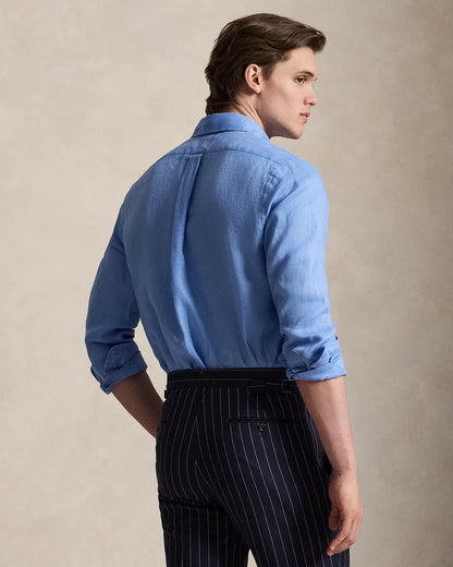 Classic Fit Linen Shirt (Bristol Blue)