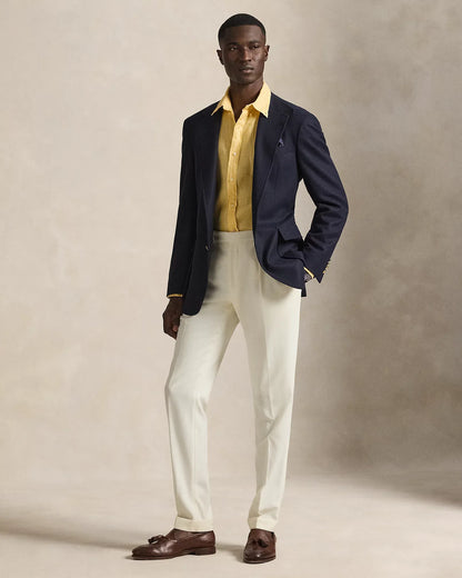 Classic Fit Linen Shirt (Corn Yellow)