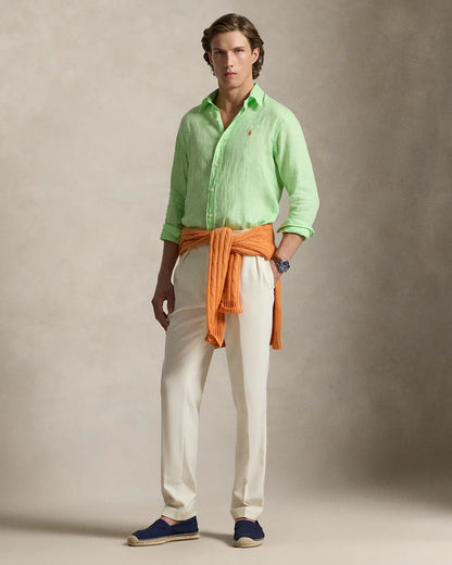 Classic Fit Linen Shirt (Cruise Lime)