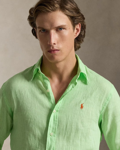 Classic Fit Linen Shirt (Cruise Lime)