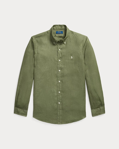 Classic Fit Linen Shirt (Garden Trail)