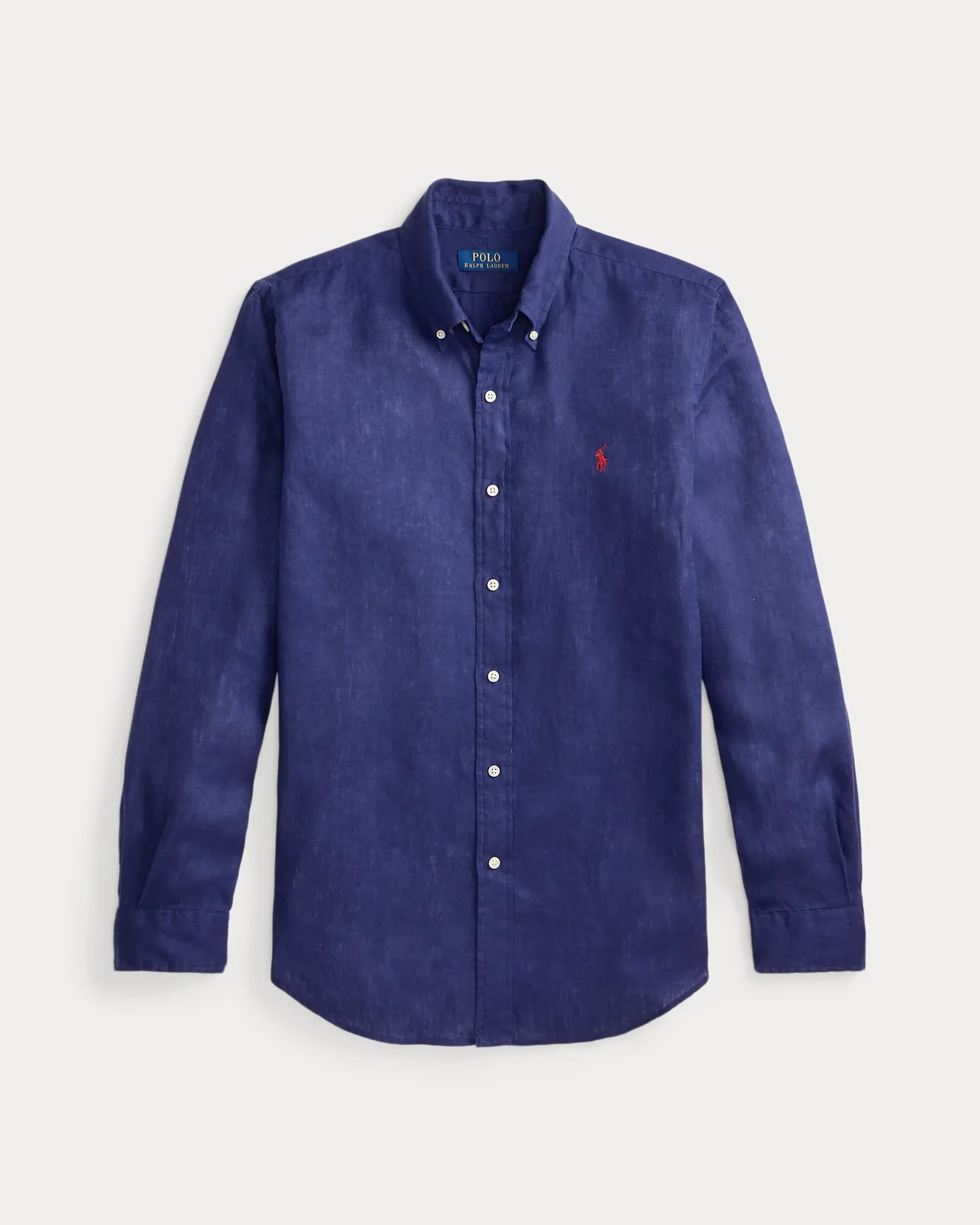 Classic Fit Linen Shirt (New Classic Navy)